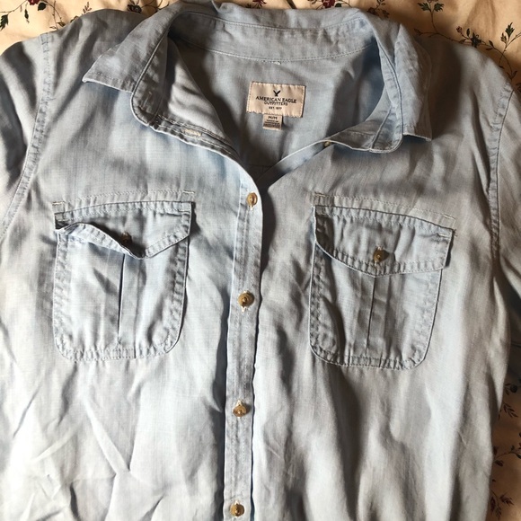 American eagle denim button up - Picture 2 of 3